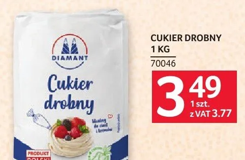 Cukier drobny 1 kg promocja w Selgros