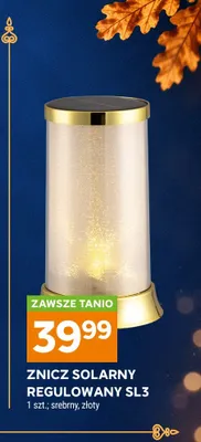 Znicz solarny regulowany SL3 promocja w Stokrotka