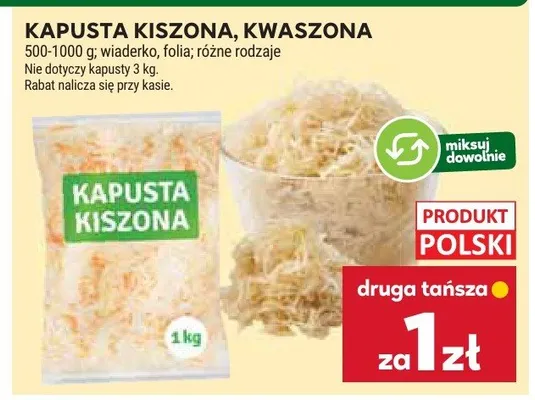 Kapusta promocja w Stokrotka
