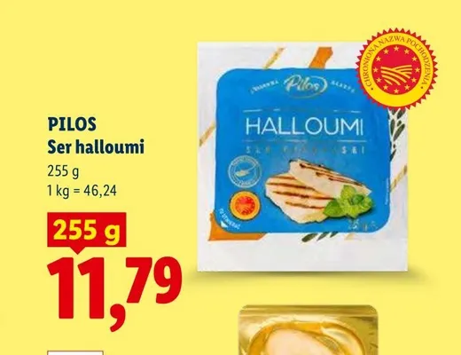 Ser halloumi Pilos promocja w Lidl