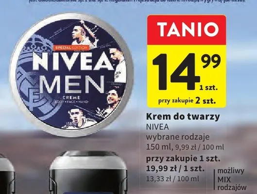 Krem do twarzy wybrane rodzaje promocja w Intermarche