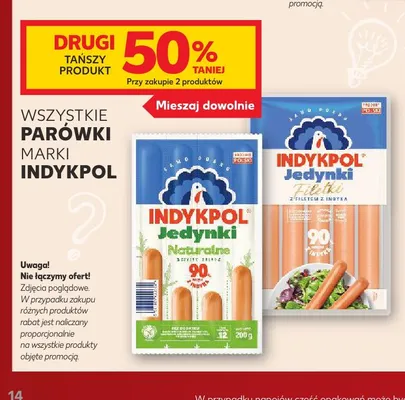 Parówki marki Indykpol promocja w Kaufland