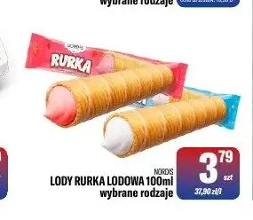Lody rurka lodowa Nordis promocja w Tomi Markt