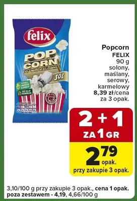 Popcorn promocja w Carrefour Express