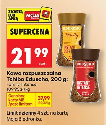 Kawa rozpuszczalna Intense promocja w Biedronka