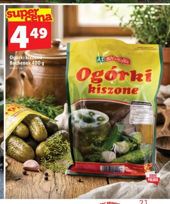 Ogórki kiszone Bochenek promocja w TOPAZ