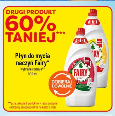 Płyn do mycia naczyń Fairy promocja w POLOmarket