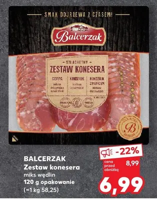 Zestaw konesera miks wędlin promocja w Kaufland