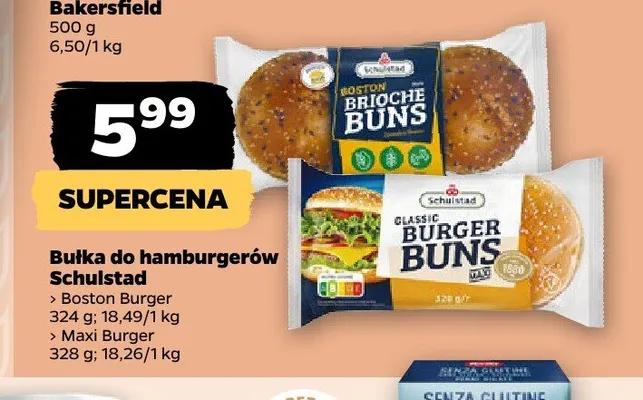 Bułka do hamburgerów Schulstad Maxi Burger promocja w Netto