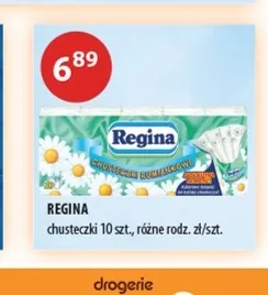 Chusteczki higieniczne 10-pak Regina promocja w Drogerie Laboo