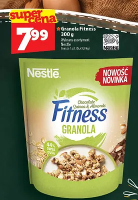 Granola Fitness Nestlé promocja w TOPAZ