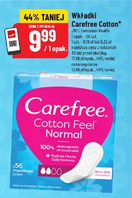 Wkładki Cotton  promocja w POLOmarket