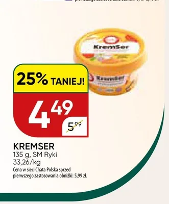 Kremser SM Ryki promocja w Chata Polska