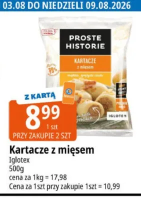 Kartacze z mięsem Proste Historie promocja w Leclerc