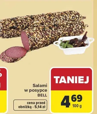 Salami w posypce promocja w Carrefour