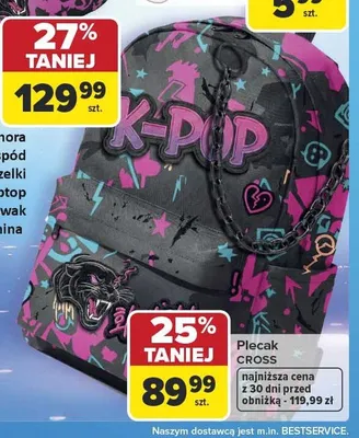 Plecak CROSS CoolPack promocja w Carrefour
