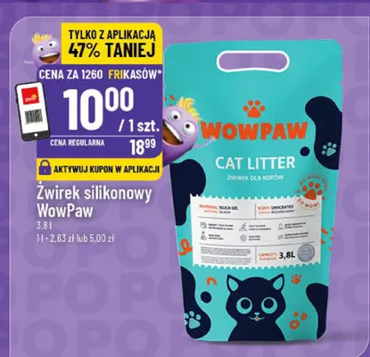 Żwirek silikonowy promocja w POLOmarket