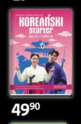 Książka Koreański starter język i kultura Edgard promocja w Empik