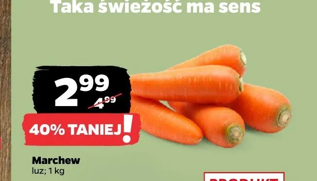 Marchew luz promocja w Netto