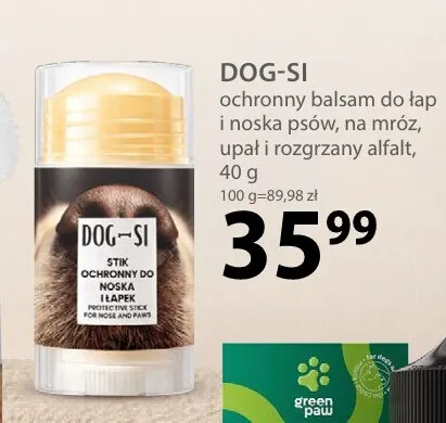 Ochronny balsam do łap i noska psów na mróz upał i rozgrzany asfalt Dog-Si promocja w Hebe