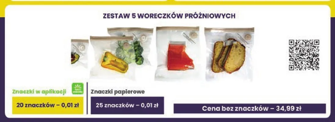 Zestaw 5 woreczków próżniowych WD Lifestyle promocja w Stokrotka