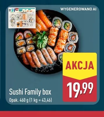 Sushi Family box promocja w Aldi