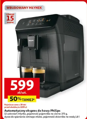 Automatyczny ekspres do kawy promocja w Auchan