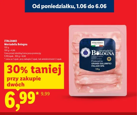 Mortadella Bologna ITALIAMO promocja w Lidl