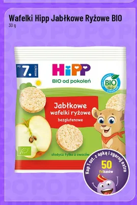 Wafelki ryżowe jagodowe Hipp promocja w POLOmarket