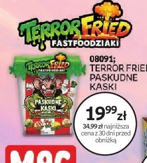 Zabawka Terror Fried paskudne kaski promocja w Empik