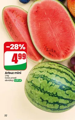 Arbuz mini promocja w Dino