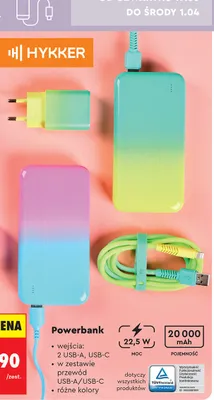 Powerbank 20000 mAh promocja w Biedronka