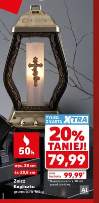 Znicz Kapliczka promocja w Kaufland