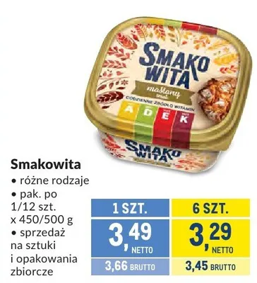 Smakowita różne rodzaje promocja w Makro