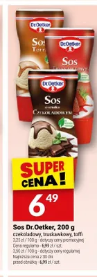 Sos Dr.Oetker czekoladowy promocja w Twój Market