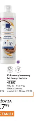 Kokosowy kremowy żel do mycia ciała Avon Care Coconut promocja w AVON