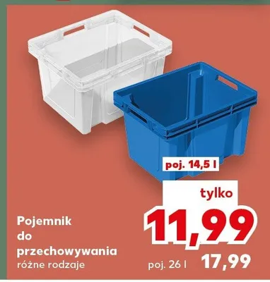 Pojemnik do przechowywania różne rodzaje promocja w Kaufland