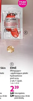 Liftingująco--ujędrniające płatki hydrożelowe pod oczy promocja w Hebe