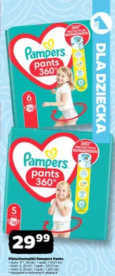 Pieluchomajtki Pants rozm. 4 Pampers promocja w Netto