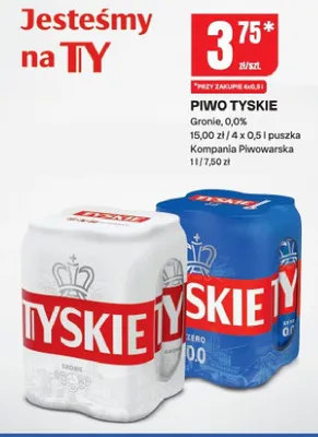 Piwo tyskie gronie, 0,0% promocja w Chorten