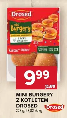 Mini burgery z kotletem Drosed promocja w Stokrotka