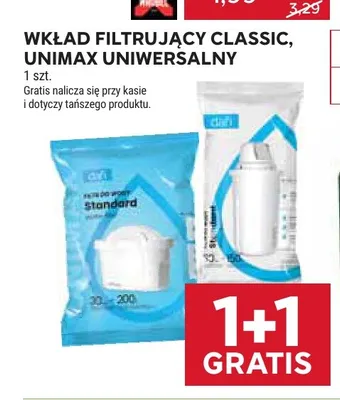 Wkład filtrujący Dafi Unimax Uniwersalny promocja w Stokrotka