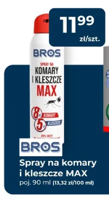 Spray na komary i kleszcze MAX BROS promocja w PSB Mrówka