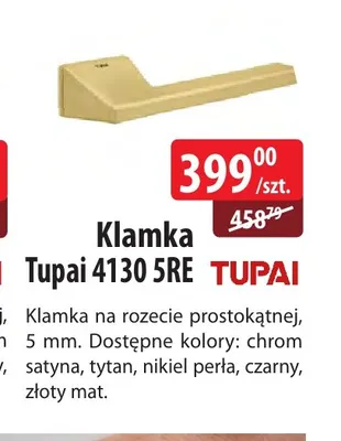 Klamka Tupai 4130 5RE promocja w Dobre Dla Domu