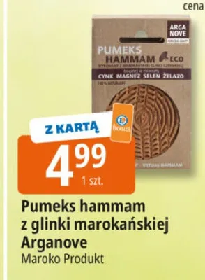 Pumeks hammam z glinki marokańskiej Arganove promocja w Leclerc