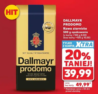 Kawa ziarnista Prodomo promocja w Kaufland
