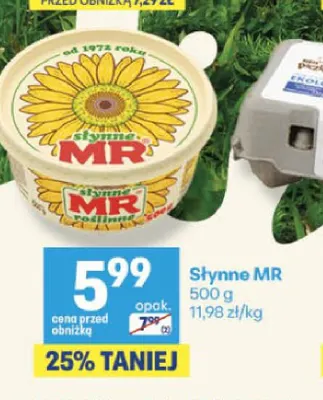 Margaryna roślinna Słynne MR promocja w Delikatesy Centrum