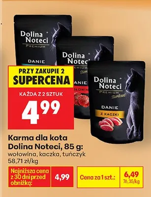 Karma dla kota Danie tuńczyk promocja w Biedronka