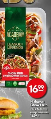Makaron chow mein z wieprzowiną teriyaki promocja w Żabka