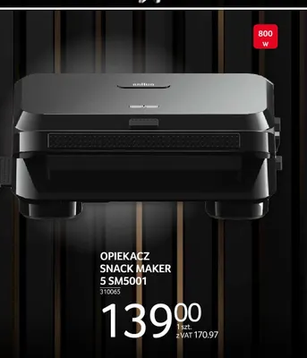 Opiekacz Snack Maker 5 SM5001 Braun promocja w Selgros